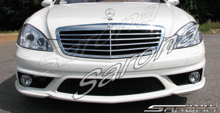Custom Mercedes S Class Front Bumper  Sedan (2007 - 2009) - $590.00 (Part #MB-002-FB)